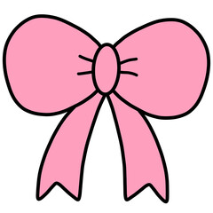 pink ribbon bow