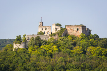 Fototapeta na wymiar Falkenstein castle in Austria on a beautiful summer day