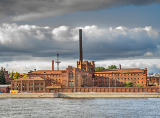 Fototapeta premium Prison Crosses (Kresty) - Investigative Isolator No. 1 in Saint Petersburg. Russia