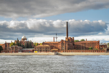 Fototapeta premium Prison Crosses (Kresty) - Investigative Isolator No. 1 in Saint Petersburg. Russia