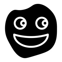 funny emoji glyph 