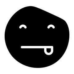 funny emoji glyph 
