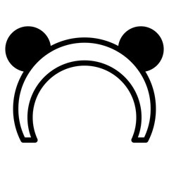 funny headband dualtone