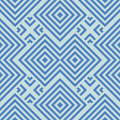 Abstract geometry art: vibrant tartan shapes fibers creating seamless interiors and fashion design.Ethnic geometric textiles colorful zigzag ikat pattern on seamless background fashion,blue,light blue