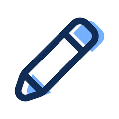 pencil filled line icon