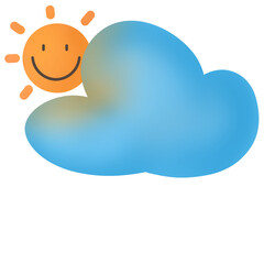 sun cloud
