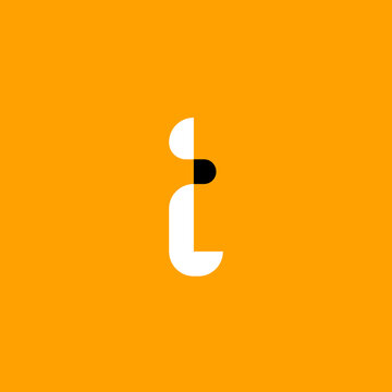 Clean modern creative t logo design. T icon logo monogram with fresh yellow theme