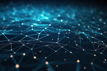 Obraz premium Abstract network connection. Structure big data.