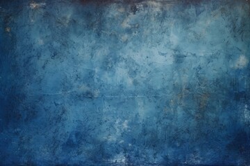 Obraz premium dark Blue decorative plaster texture with vignette