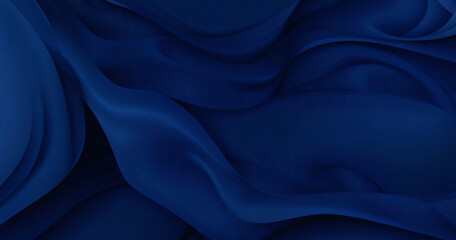 Obraz premium blue silk background