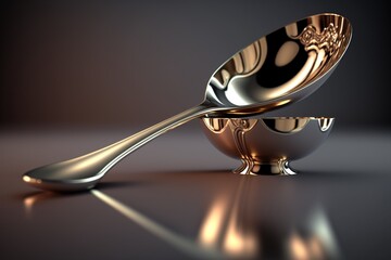 metal spoon, Generative AI