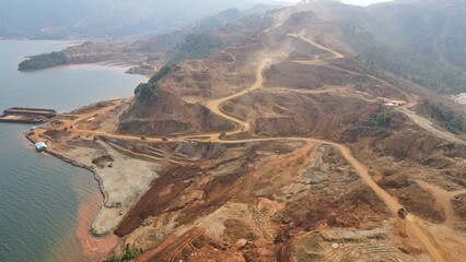 Mining nickel landscape