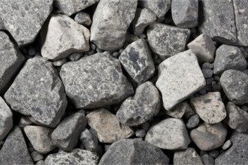 cairn made of stacked rocks in a natural outdoor environment. Generative AI