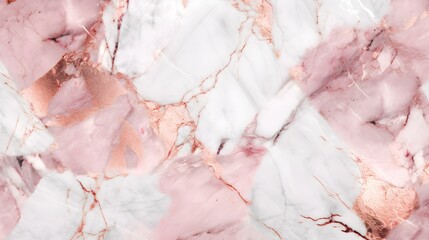 Elegant Marble Texture in rose gold Colors. Luxury panoramic Background.
