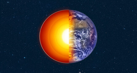 The structure of the interior of the earth's crust and space - The structure of the earth's crust....