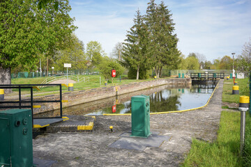 Historische Schleuse Heegermühle in Finow, Brandenburg