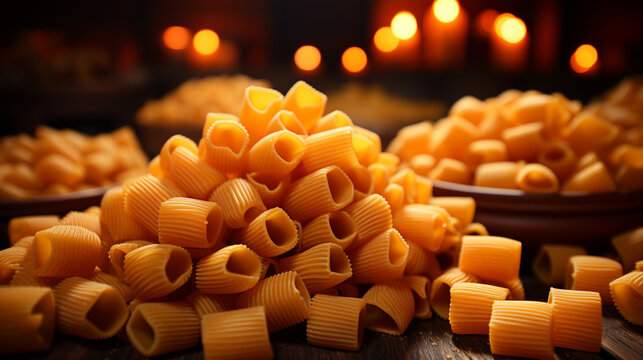 italian pasta HD 8K wallpaper Stock Photographic Image