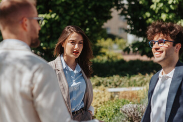 Thoughtful brunette woman not paying attention to her male partners conversation, she is thinking deeply about something else