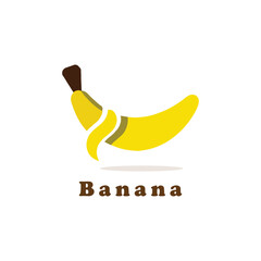Free vector banana logo template