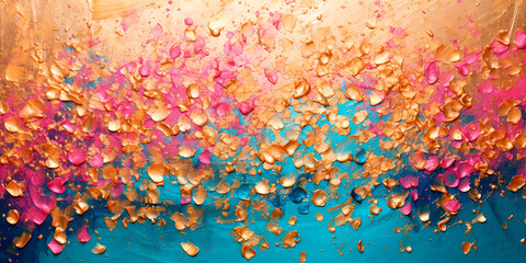 Obraz na płótnie Canvas abstract festive glitter shiny background, ai generated