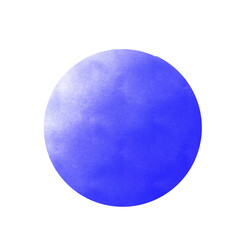 blue sphere isolated on white