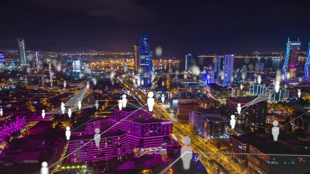 People network concept. Group of person. Teamwork. Human resources. High quality 4k footage