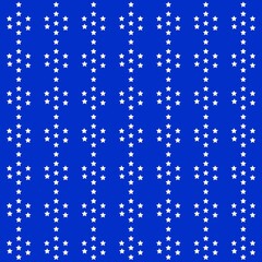 Fototapeta na wymiar Seamless pattern with stars on a blue background. Vector illustration.