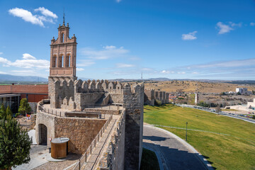 Puerta del Carmen Gate and Bell Gable at Avila Medieval Walls - Avila, Spain