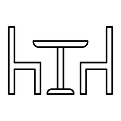 Dining table icon