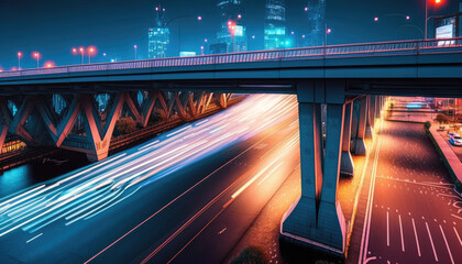 city at night background