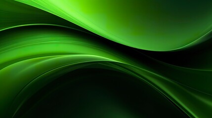 Abstract green environment background, smooth, minimal, AI Generative