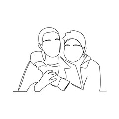 Couple vector illustration