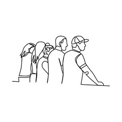 People vector illustration