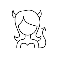 Obraz premium Devil icon