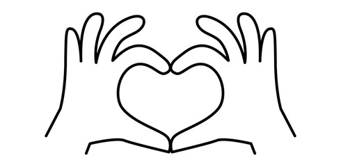 Love hand sign graphic