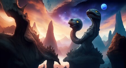 prehistoric extraterrestrial planet