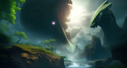 prehistoric extraterrestrial planet