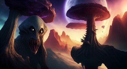 prehistoric extraterrestrial planet