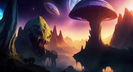 prehistoric extraterrestrial planet