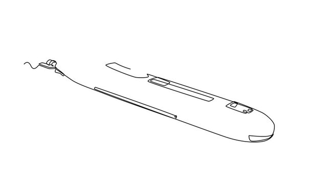 Self drawing animation of one single line draw Army, Air Force and Navy. Military concept. Full length animation illustration. High quality 4k footage.