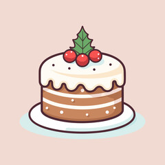 Irresistible Delicacy Delectable Cake Icon