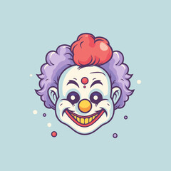 Cheerful Joker Flat Icon