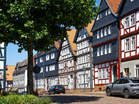 Frankenberg/Eder, Waldeck-Frankenberg, Hessen, Altstadtszene