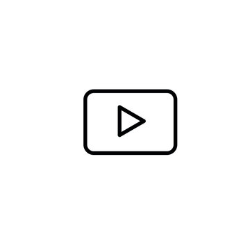 video play icon vector