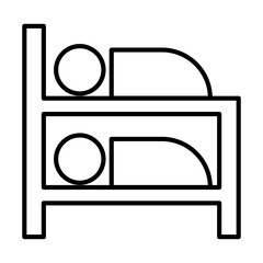 Bunk bed icon