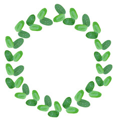 Vintage inflowers frame