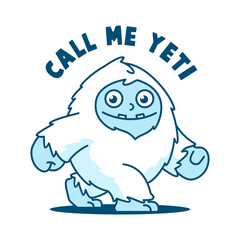 YETI CUTE CARTOON CHARACTER DESIGN