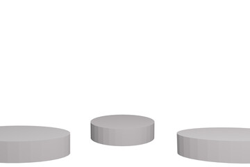 white pills isolated on white background