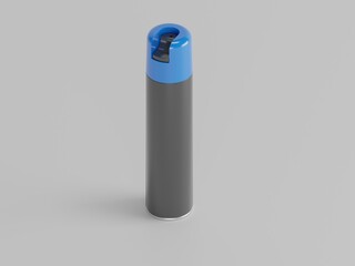 Mosquito spray bottle 3d illustration 