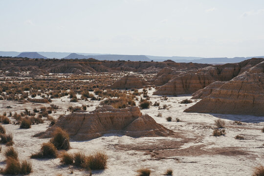 Panorama désert - Paysage aride